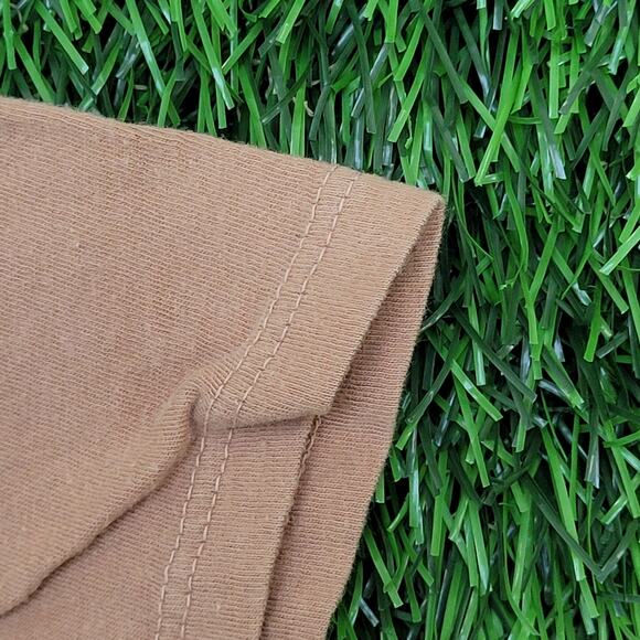 ACDC Crop-Top Shirt Women Medium 19x18 Highway-to-Hell Brown - Picture 2 of 12